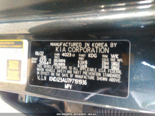 2023 Kia Soul, VIN: KNDJ23AU7P7191936
