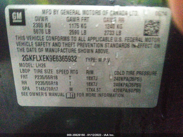 GMC Terrain Slt 2014 2GKFLXEK9E6365932 Image 11