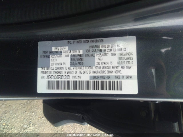 2015 Mazda CX-5, VIN: JM3KE4CY5F0513151