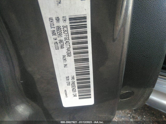 3C3CFFGE4DT744360 Fiat 500E BATTERY ELECTRIC