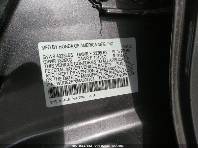 19UDE2F76MA007362 Acura Ilx Package