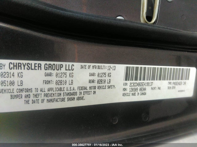 Dodge Charger Se 2014 2C3CDXBG5EH199137 Image 9