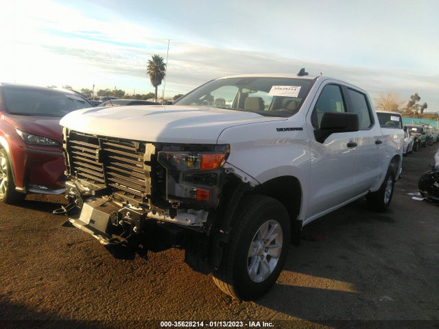 Chevrolet Silverado 1500 Custom 2022 1GCPABEKXNZ533882 Image 2