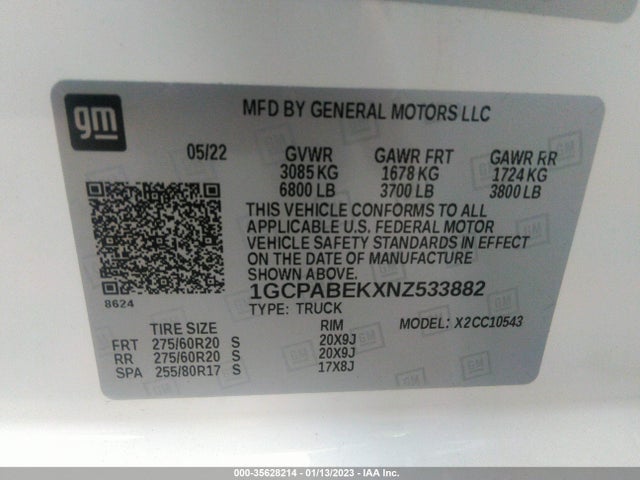 Chevrolet Silverado 1500 Custom 2022 1GCPABEKXNZ533882 Image 11