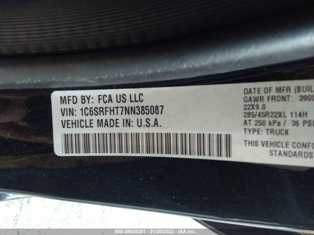 RAM 1500 Limited 2022 1C6SRFHT7NN385087 Image 10