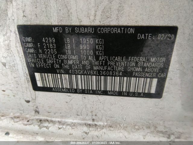 4S3GKAV6XL3608364 Subaru Impreza Premium