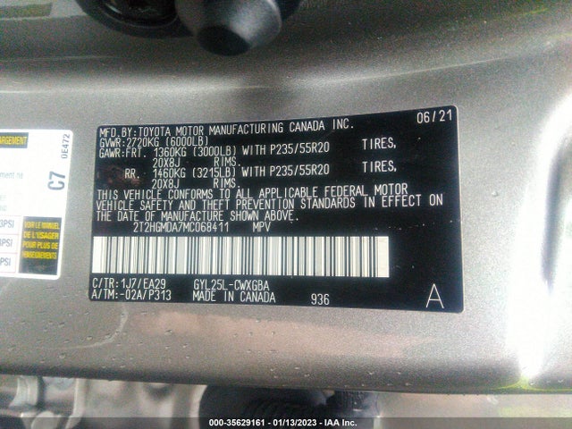 2T2HGMDA7MC068411 Lexus Rx Rx 450h