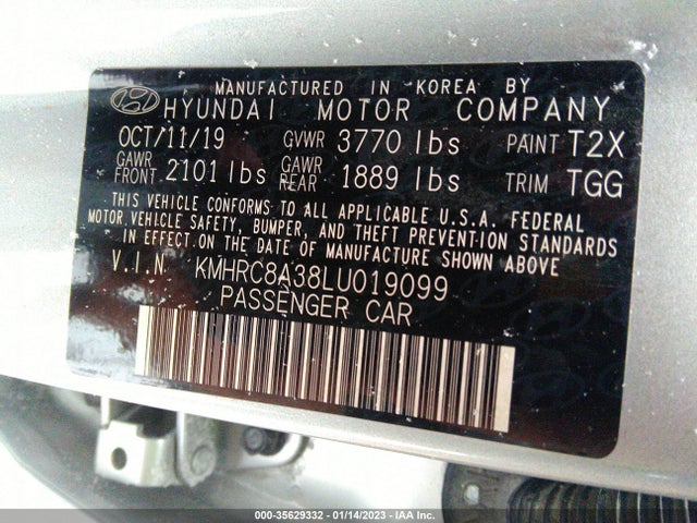 Hyundai Venue Sel 2020 KMHRC8A38LU019099 Image 10