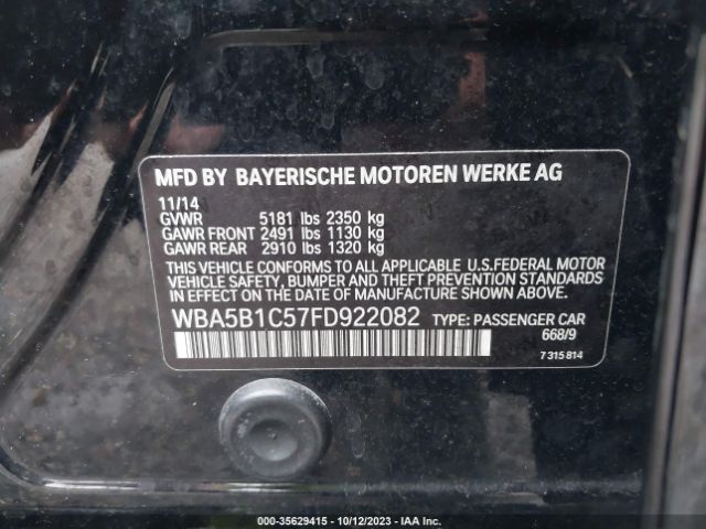 WBA5B1C57FD922082 BMW 5 Series 535i