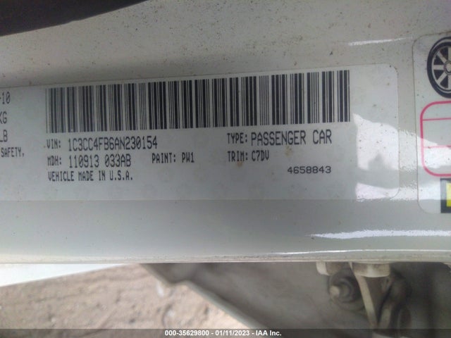 1C3CC4FB6AN230154 Chrysler Sebring Touring