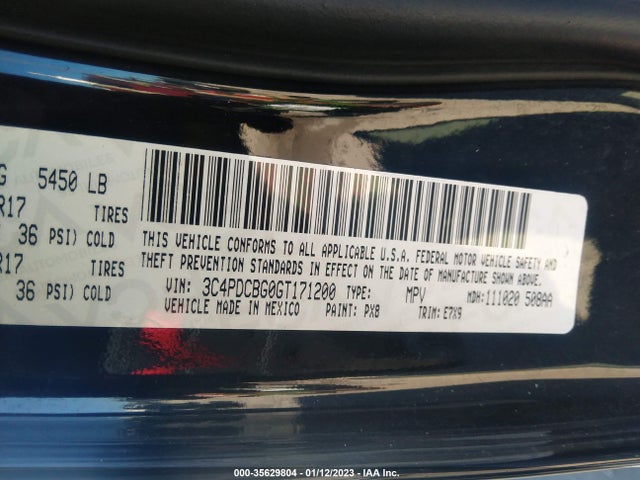 Dodge Journey Sxt 2016 3C4PDCBG0GT171200 Image 9