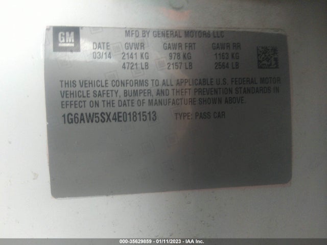 Cadillac Cts Sedan Awd 2014 1G6AW5SX4E0181513 Image 10