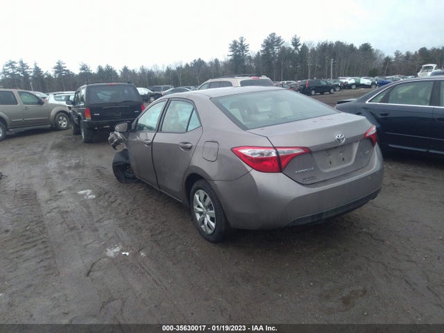 2016 TOYOTA COROLLA L/LE/S/S PLUS/LE PLUS VIN: 2T1BURHE0GC585972