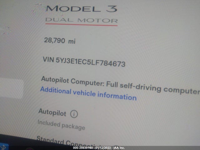 Tesla Model 3 Performance 2020 5YJ3E1EC5LF784673 Image 10