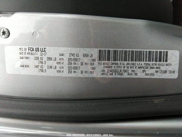 Dodge Grand Caravan Se Plus 2018 2C4RDGBG2JR179471 Image 10
