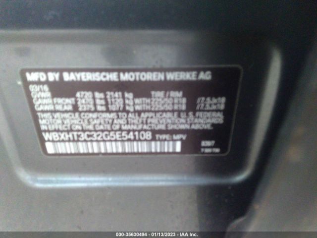 WBXHT3C32G5E54108 BMW X1 Xdrive28i