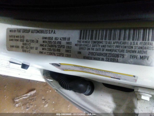 ZFBCFABH3EZ000679 Fiat 500L