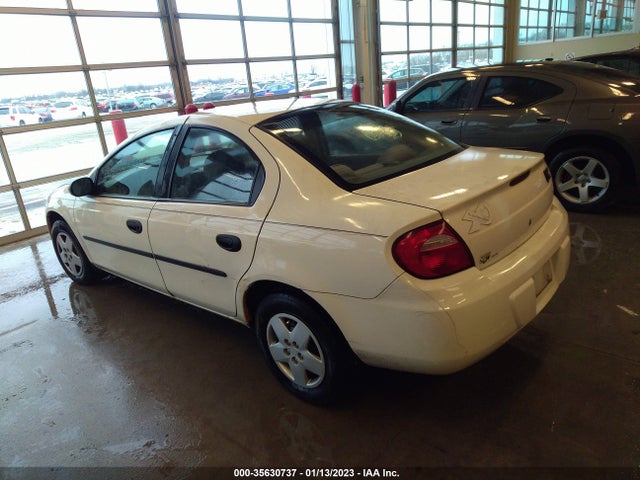 2004 DODGE NEON SE VIN: 1B3ES26C54D588586