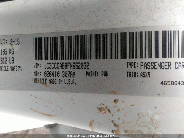 Chrysler 200 Limited 2015 1C3CCCAB8FN652032 Image 9