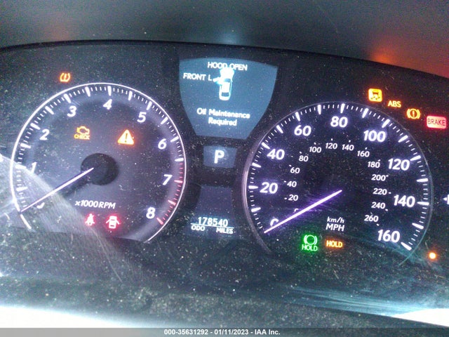 2008 LEXUS LS 460 VIN: JTHBL46F385073010