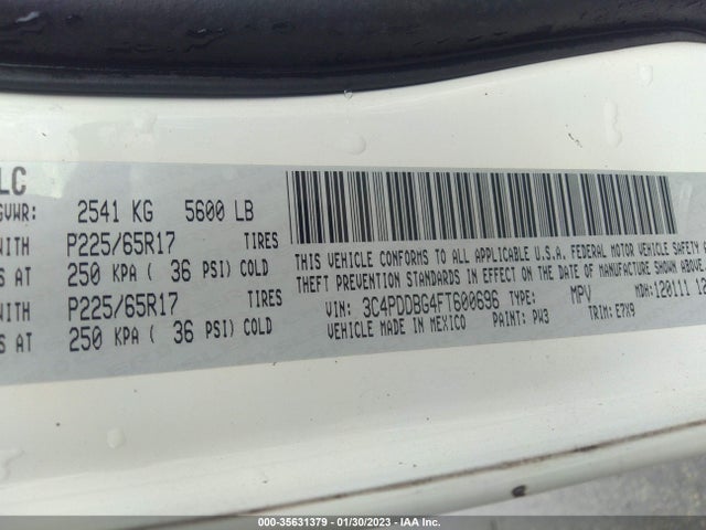 Dodge Journey Sxt 2015 3C4PDDBG4FT600696 Image 9