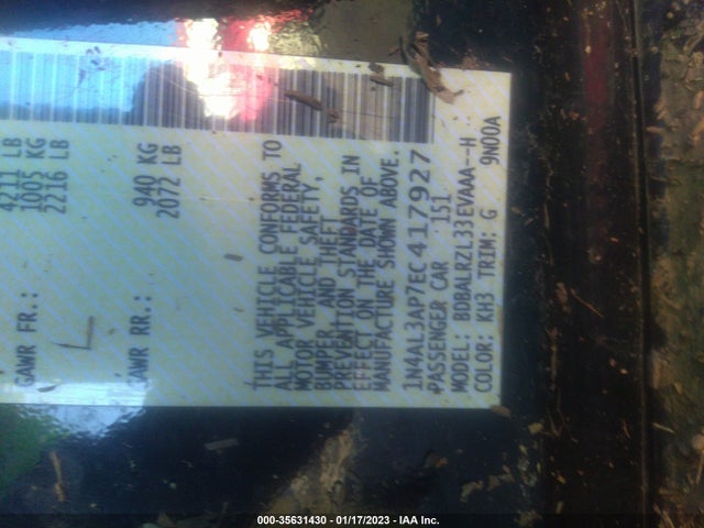 Nissan Altima 2.5 S 2014 1N4AL3AP7EC417927 Image 10