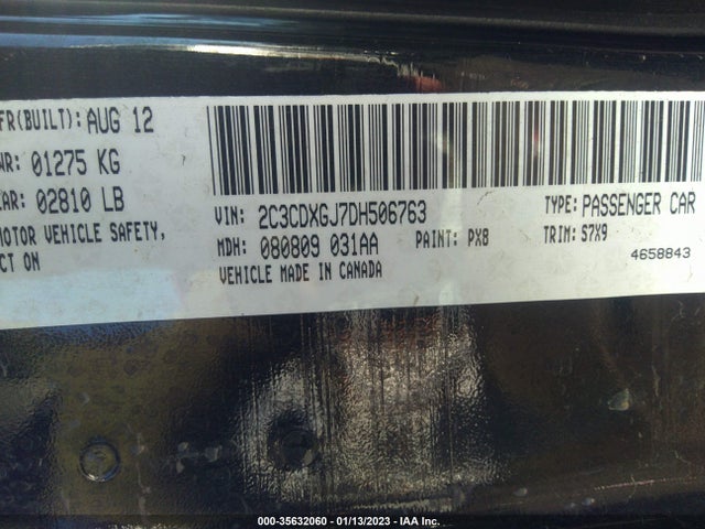 Dodge Charger Srt8 Super Bee 2013 2C3CDXGJ7DH506763 Image 11