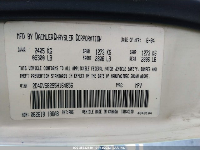 Dodge Magnum Rt 2005 2D4GV58295H164856 Image 11