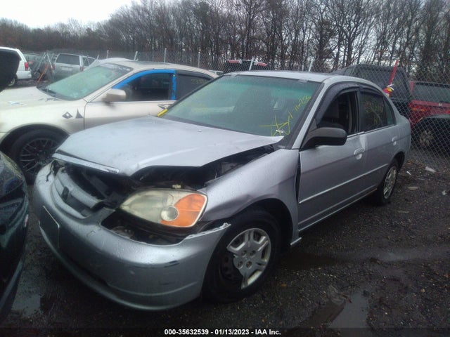 2002 HONDA CIVIC LX VIN: 2HGES15592H521454