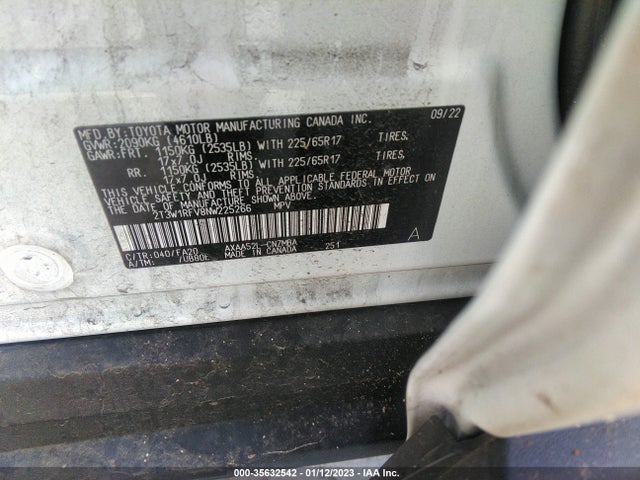 Toyota Rav4 Xle 2022 2T3W1RFV8NW225266 Image 10