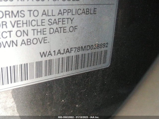 WA1AJAF78MD028892 Audi Q7
