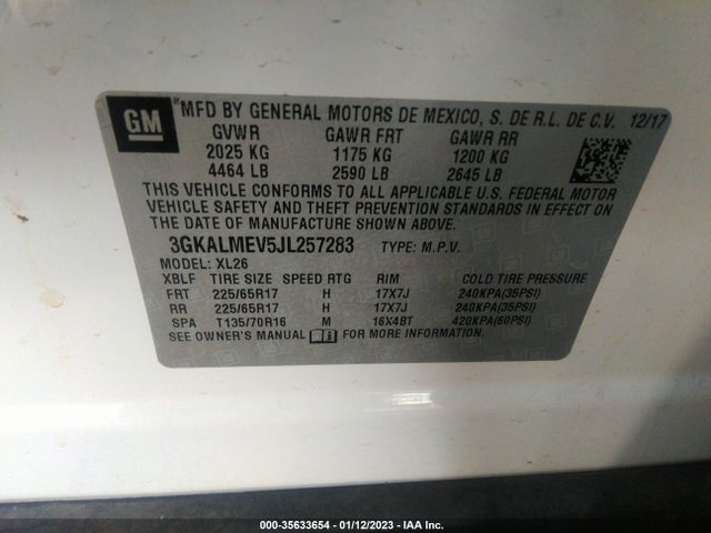 GMC Terrain Sle 2018 3GKALMEV5JL257283 Image 9