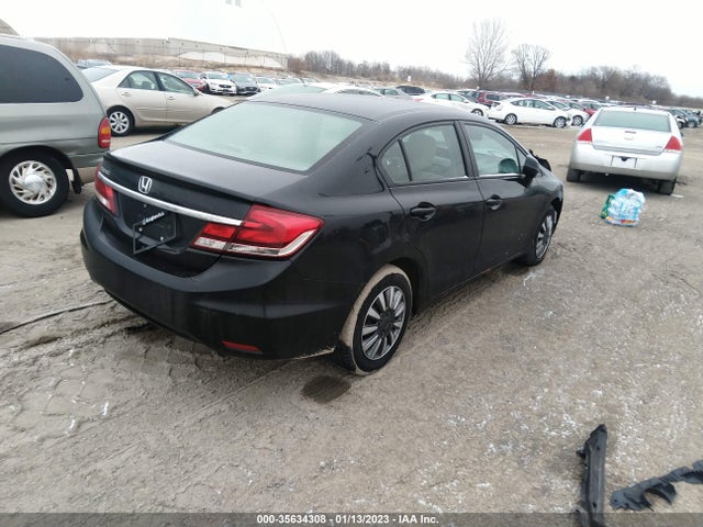 2013 HONDA CIVIC SDN LX VIN: 19XFB2F58DE006998