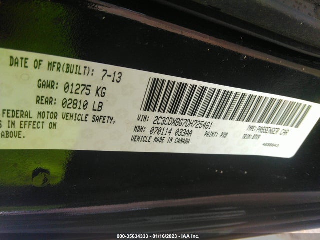 Dodge Charger Se 2013 2C3CDXBG7DH725461 Image 8