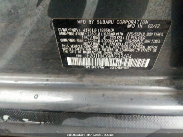 JF2GTHMC6NH233464 Subaru Crosstrek Limited