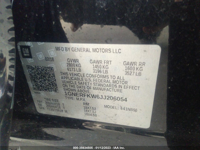 Chevrolet Traverse Ls 2018 1GNERFKW6JJ206054 Image 9