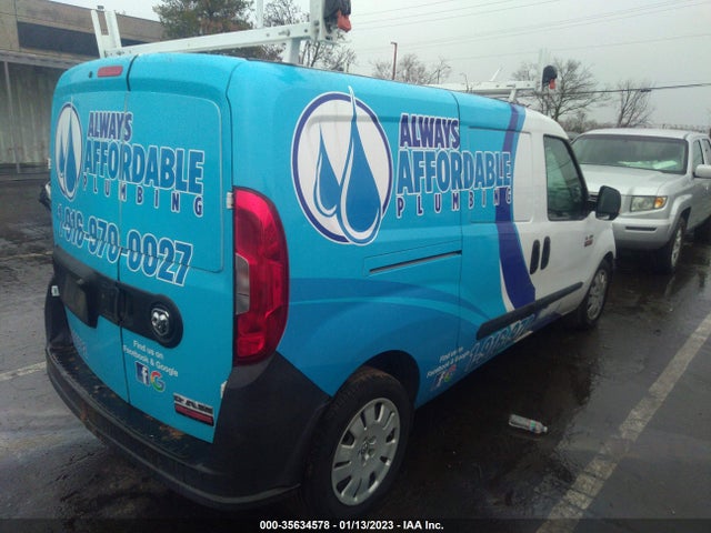 2015 RAM PROMASTER CITY CARGO VAN TRADESMAN VIN: ZFBERFAT0F6A04665