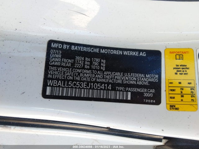 WBALL5C53EJ105414 BMW Z4 Sdrive28i