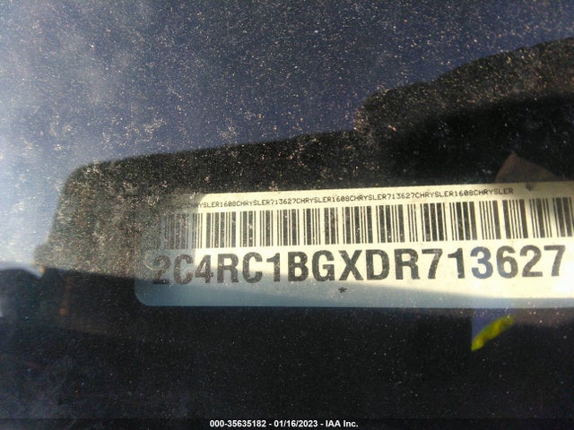 2013 CHRYSLER TOWN & COUNTRY TOURING VIN: 2C4RC1BGXDR713627