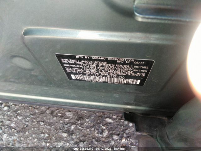 JF2SJAJC2JH459930 Subaru Forester Limited