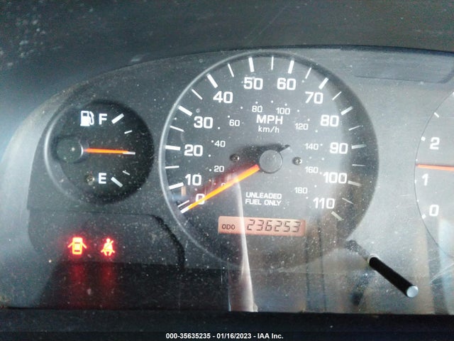 2000 NISSAN XTERRA XE/SE VIN: 5N1ED28Y2YC513093