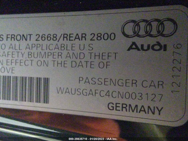 Audi A7 2012 WAUSGAFC4CN003127 Image 10
