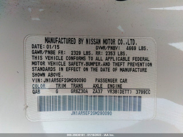 Nissan Gt-r Premium 2016 JN1AR5EF2GM290090 Image 9