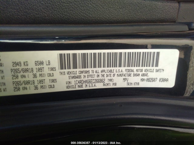 Dodge Durango Sxt 2014 1C4RDHAG6EC266862 Image 9