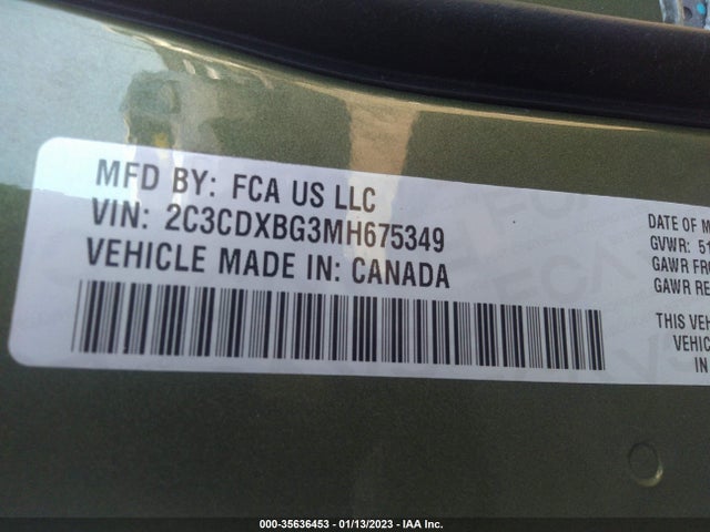 Dodge Charger Sxt 2021 2C3CDXBG3MH675349 Image 9