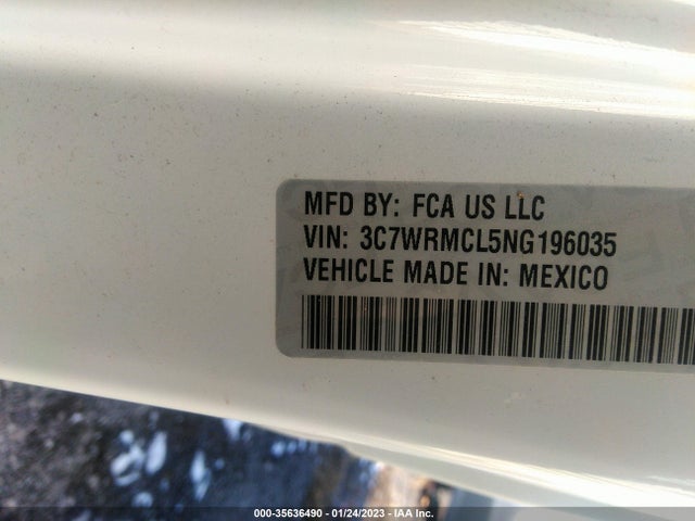 2022 Ram 5500, VIN: 3C7WRMCL5NG196035