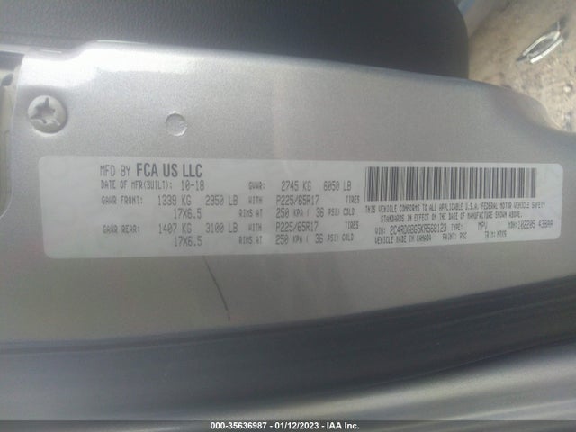 Dodge Grand Caravan Se Plus 2019 2C4RDGBG5KR568123 Image 9