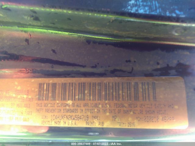 1C4HJXFN2KW584719 Jeep Wrangler Unlimited Rubicon