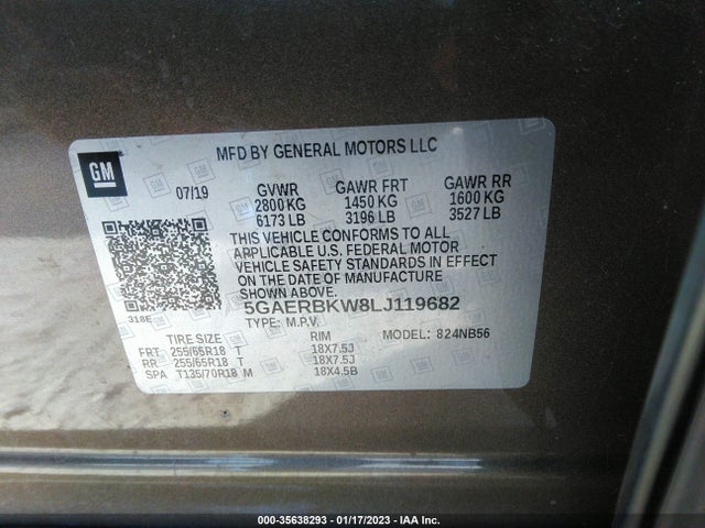 2020 Buick Enclave, VIN: 5GAERBKW8LJ119682