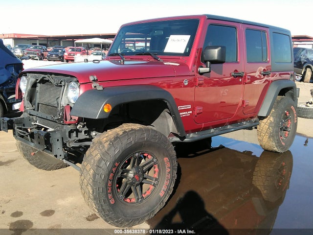 2012 JEEP WRANGLER UNLIMITED SPORT VIN: 1C4BJWDGXCL285812